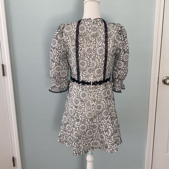 NWT Anthropologie Monique Lhuillier Lace Dress 6P - Picture 11 of 16